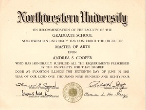 MA, Northwestern University